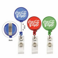 Round Retractable Badge Holder